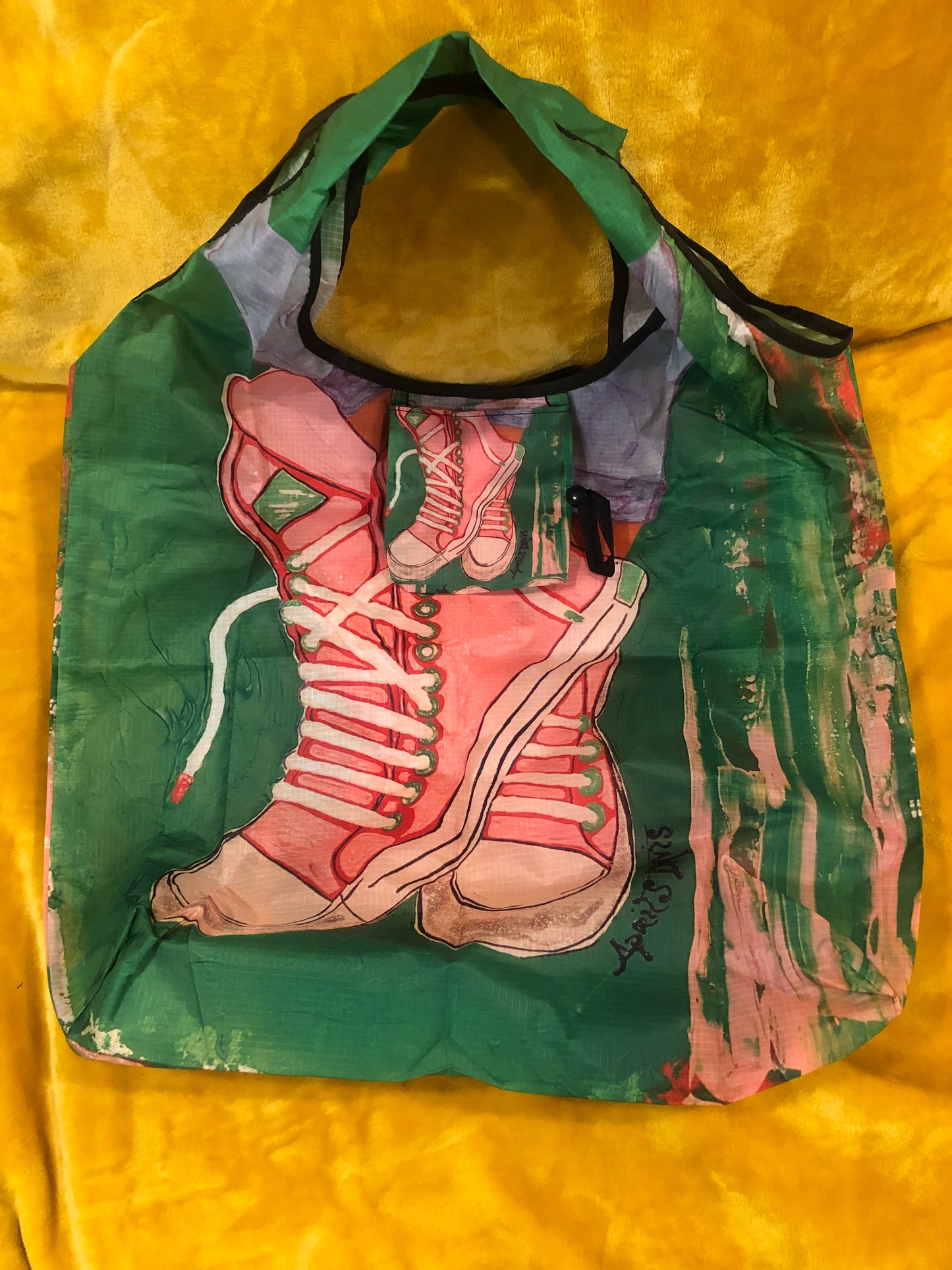 Pink Sneakers Light Weight Bag