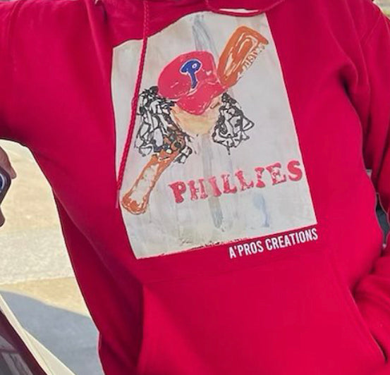 Phillies Girl Hoodie XL (Men's Hoodie: