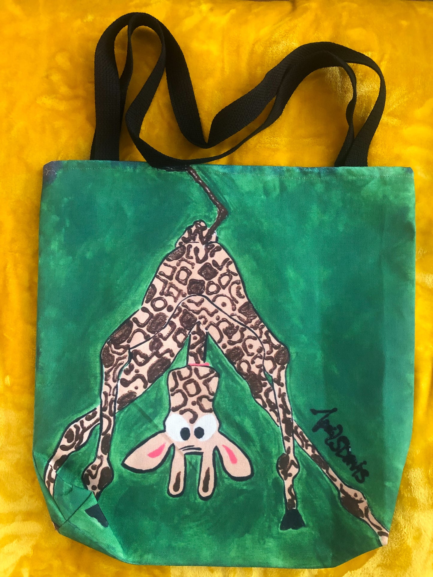 Upside Down Giraffe Tote