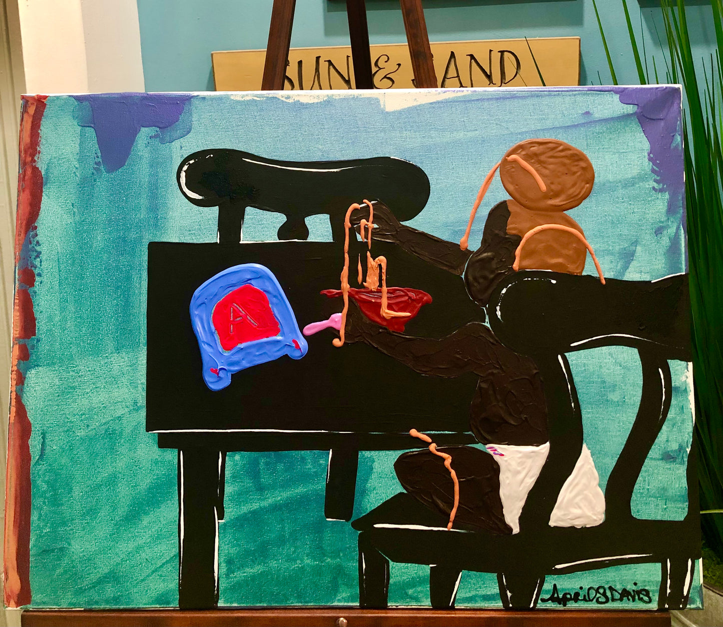 Spaghetti Night Canvas