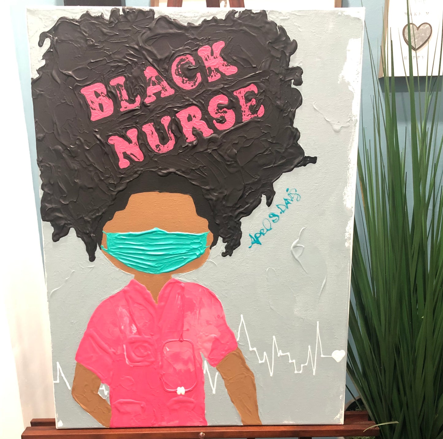 Black Nurse Canvas