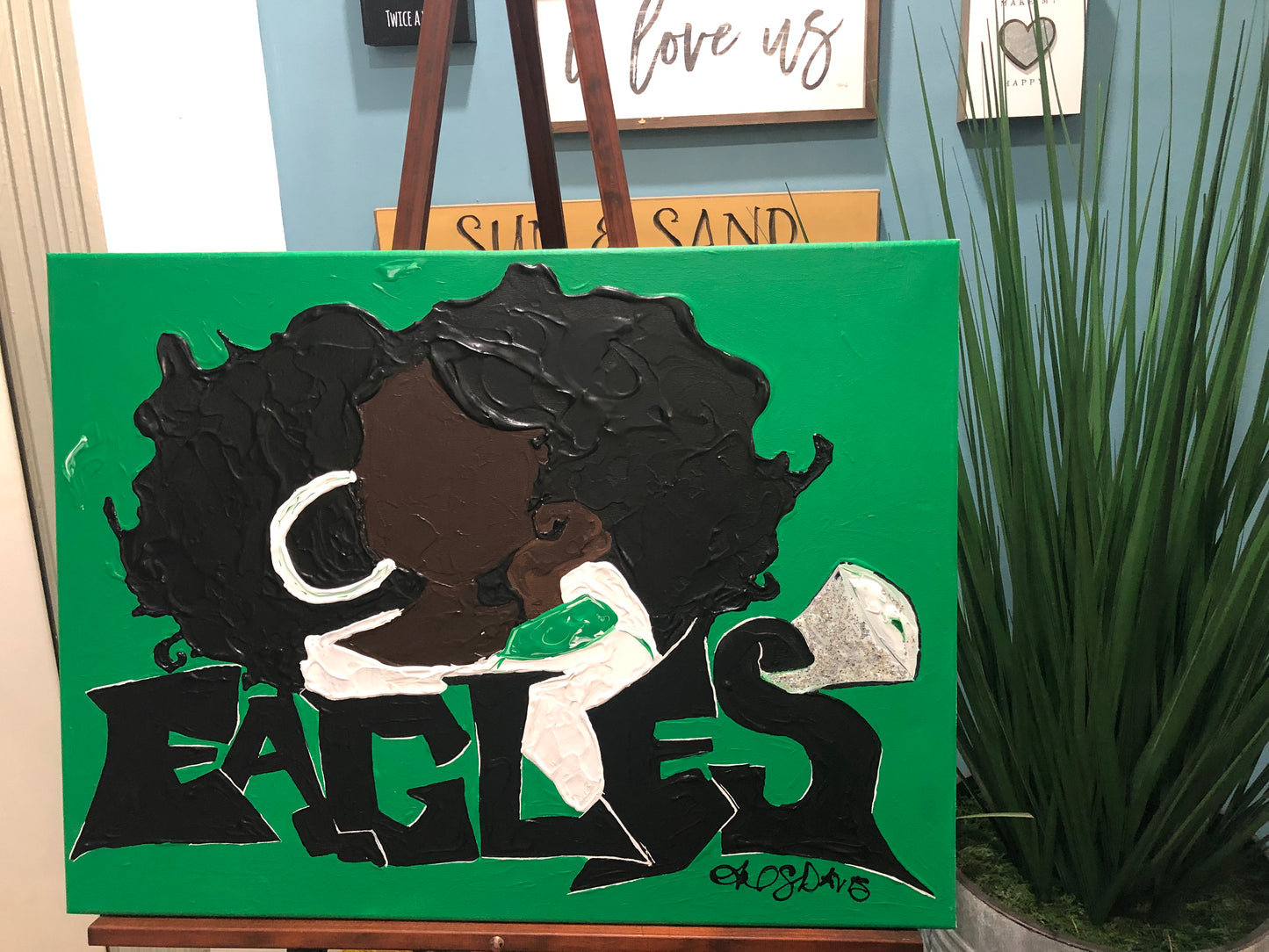 Eagles Girl Canvas