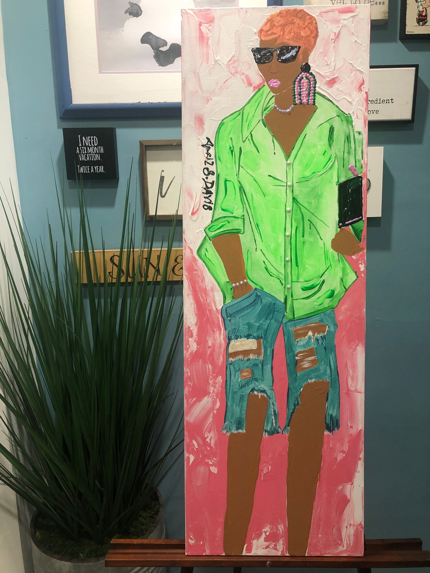 Pink n Green
