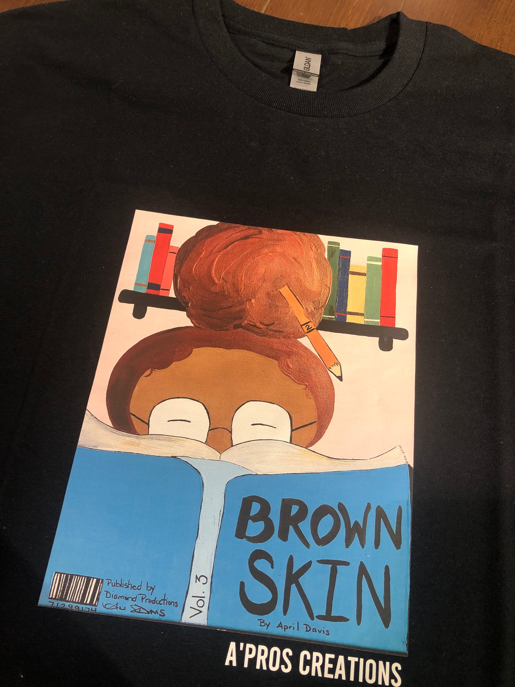 Brown Skin Girl T-Shirt - A’Pros Creations 