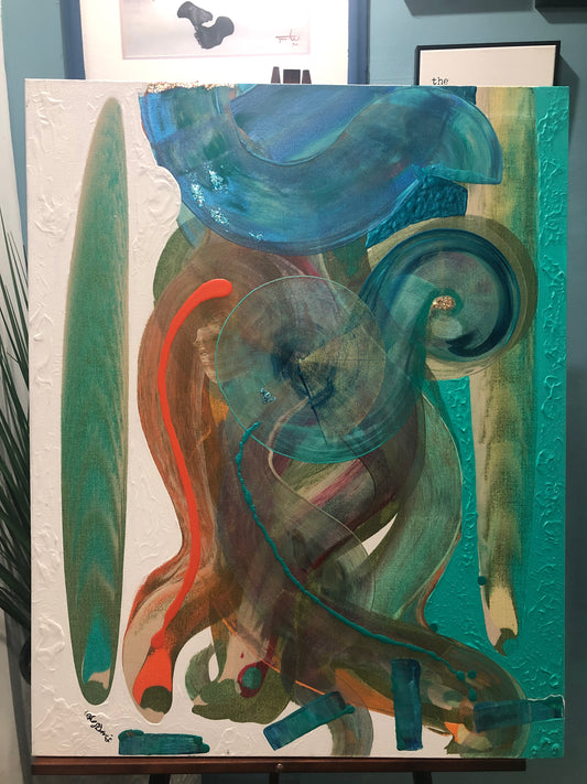 Turquoise Abstract