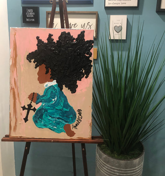 Prayer Baby Canvas
