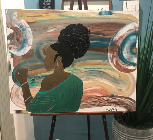 Necklace Bun Canvas